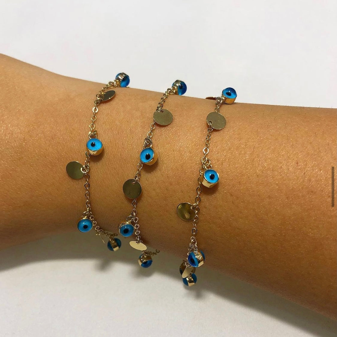 Platten Nazar Armband