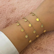 Pullu Platten Armband