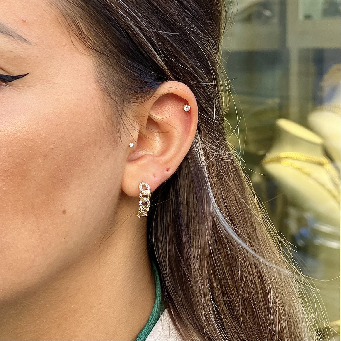 Stone Creol Ohrringe